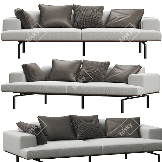 Sumo V-Ray Sofa 3D Model 3D model image 1