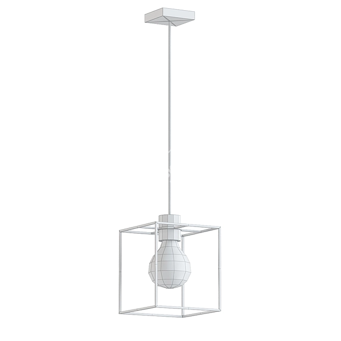 Stylish Kerma Square Suspension 3D model image 2