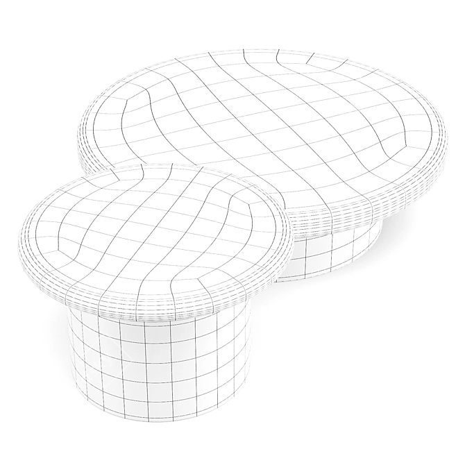 `Enne Suspence Marble Coffee Table` 3D model image 3