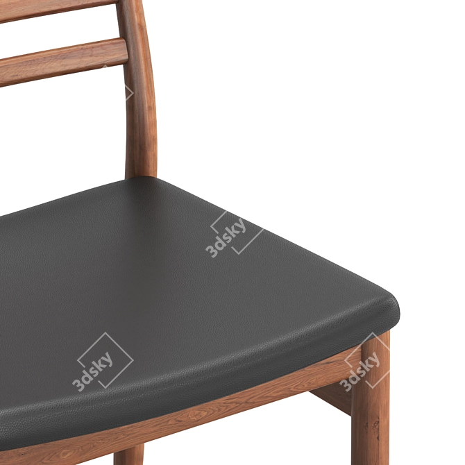 Danesa Chair: Elegant Scandinavian Design 3D model image 4