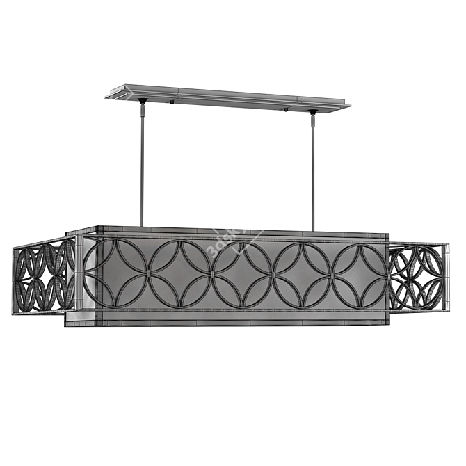 Feiss FE-REMY-P-A Chandelier Lighting 3D model image 2