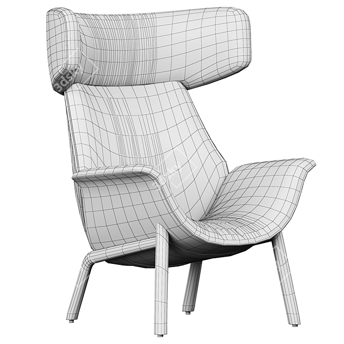 Pedrali ILA 2024 Armchair Collection 3D model image 5