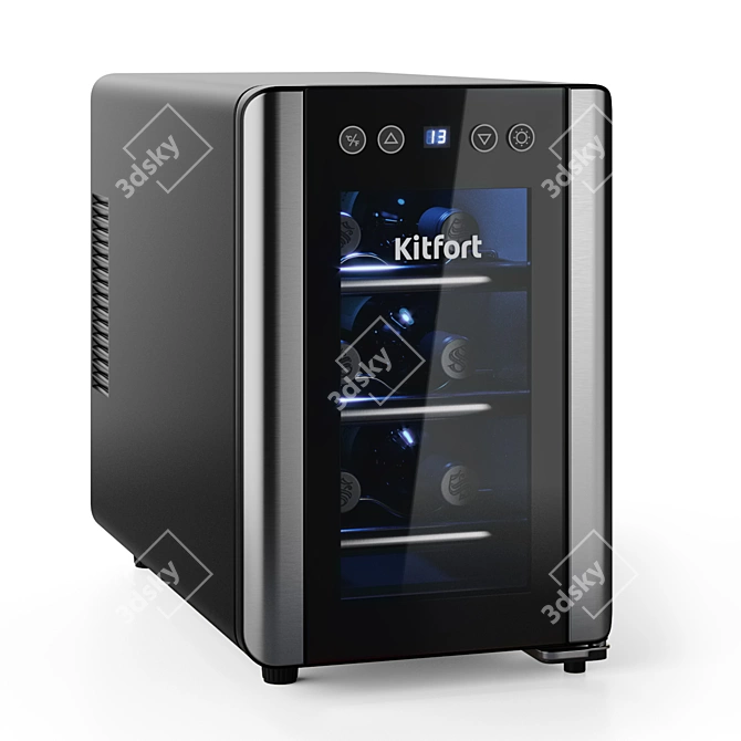 Kitfort Wine Cooler Collection 3D model image 2