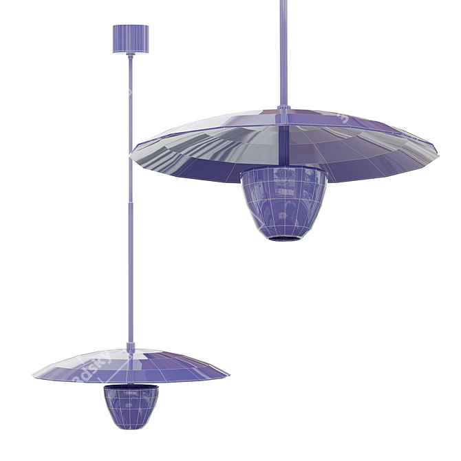 Reflective Design Lamps Collection 3D model image 2