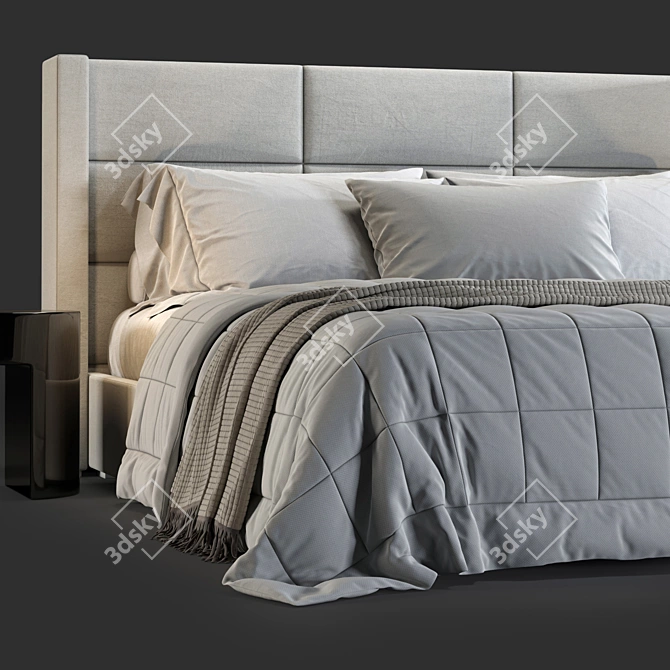 Minotti Spencer Bed Model 3D model image 4