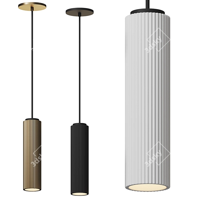 Tomasso Mini Pendant Light by Huxe 3D model image 1