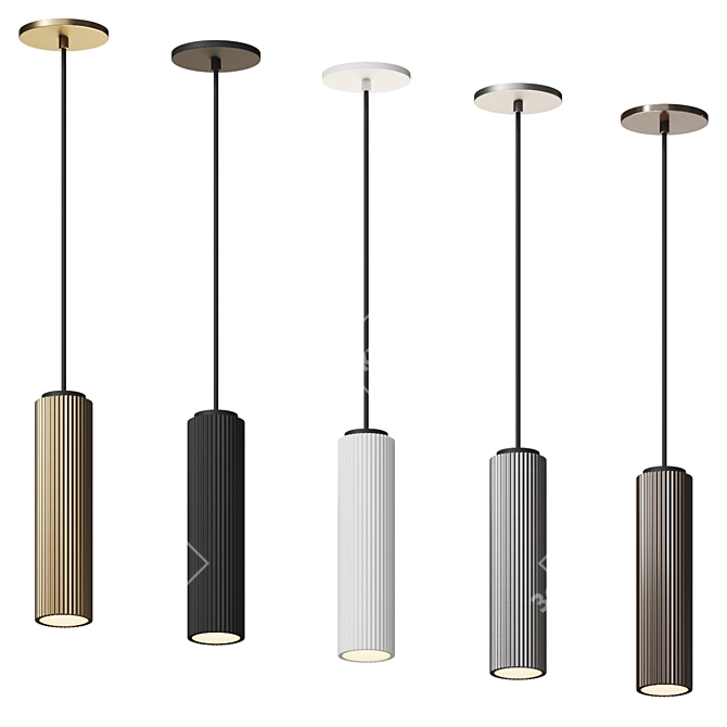 Tomasso Mini Pendant Light by Huxe 3D model image 4