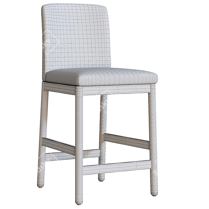  Modern Hargrove Bar Stool 3D model image 6