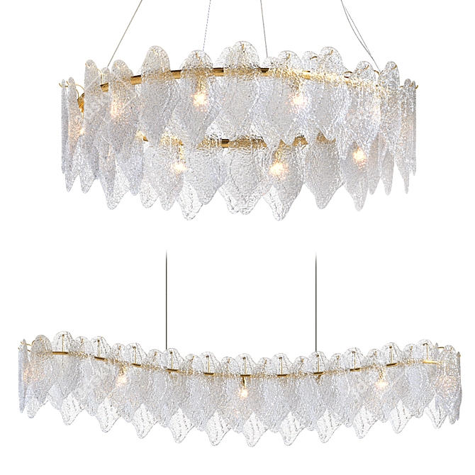 Elegant Marisa Lampatron Chandelier 3D model image 1