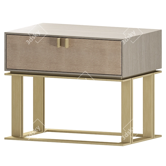 Modern Brisbane Bedside Table: Frato 3D model image 1