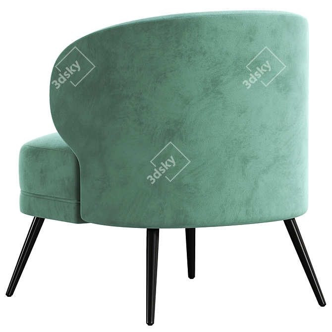 Modern Kitts Chair Design 2015 3D model image 5