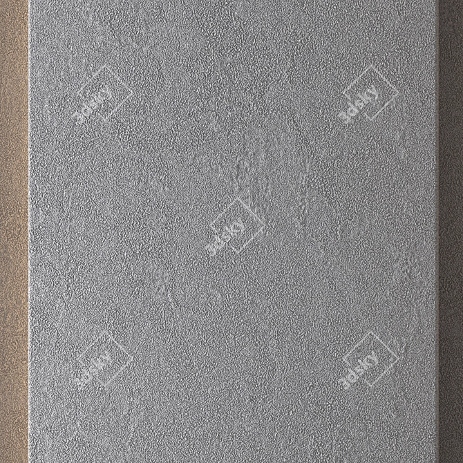Seamless Plaster Popcorn Drywall Texture 3D model image 3