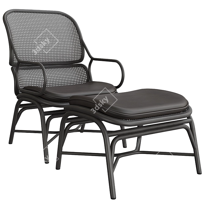 Expormim Frames Lounge Chair | 3ds Max 2014, V-Ray Optimized 3D model image 5