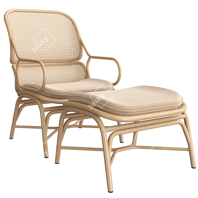 Expormim Frames Lounge Chair | 3ds Max 2014, V-Ray Optimized 3D model image 6