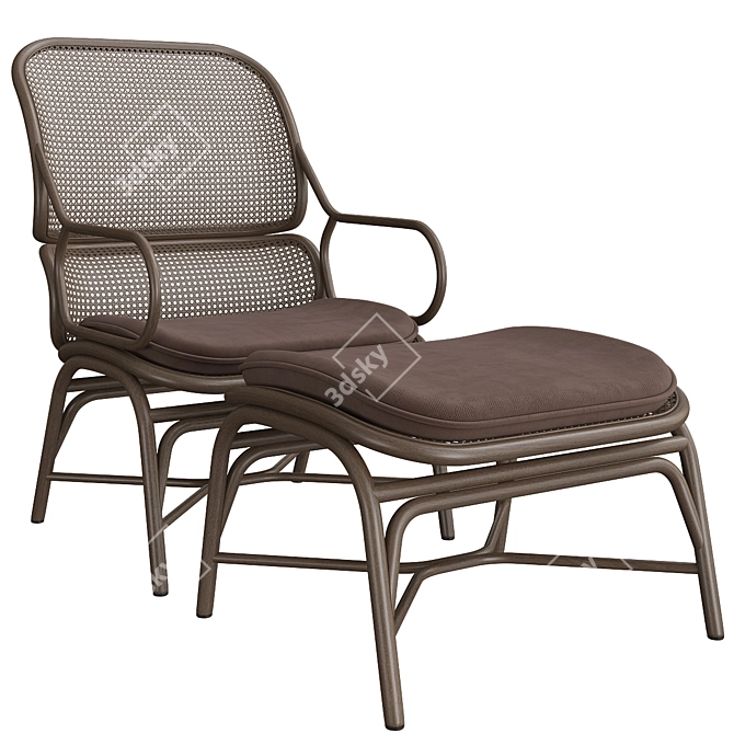 Expormim Frames Lounge Chair | 3ds Max 2014, V-Ray Optimized 3D model image 7