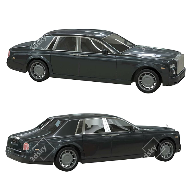  2008 Rolls-Royce Phantom Interior Kit 3D model image 6