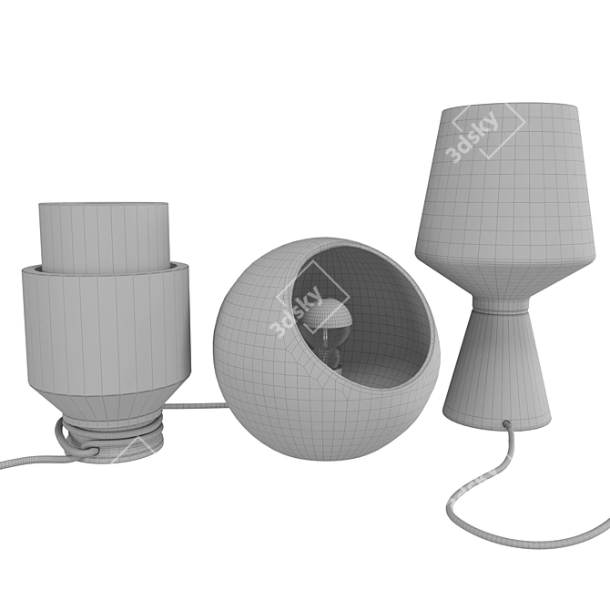 Scandinavian Lamp Collection by Paulmann 3D model image 5