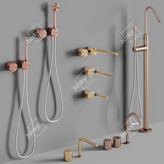 CEA OPUS Mixer Set 3D model image 3