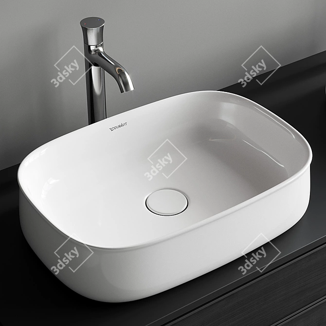 Duravit Zencha Complete Vanity Set 3D model image 2