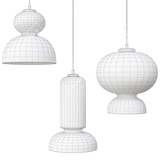 Camber Pendant Light Model 3D model image 3