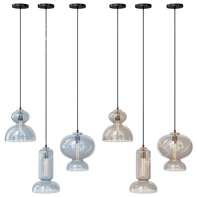 Camber Pendant Light Model 3D model image 4