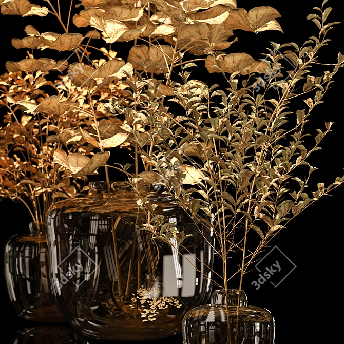 PBR Dried Flowers Render Assets 3D model image 5