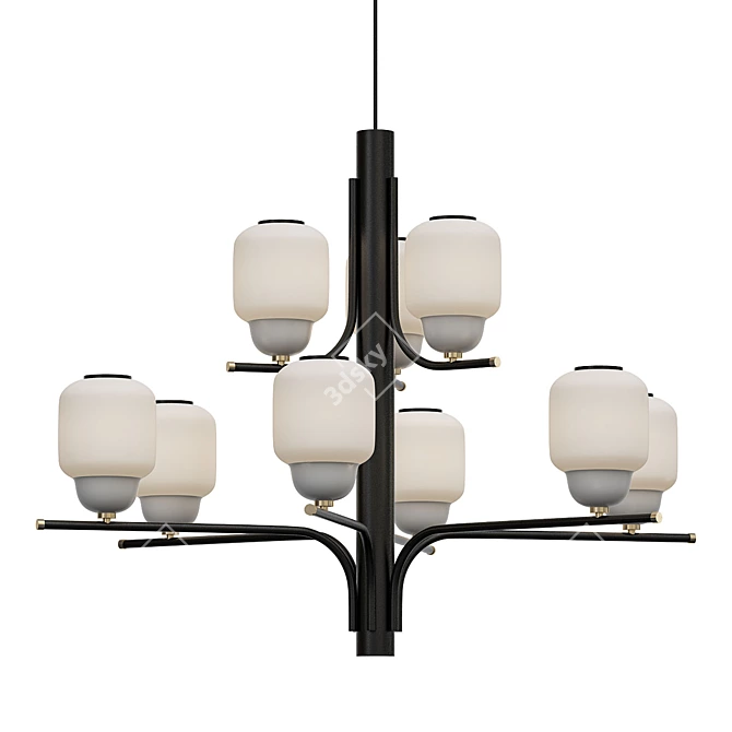 Modern Elegance: TheChandelier 3D model image 1