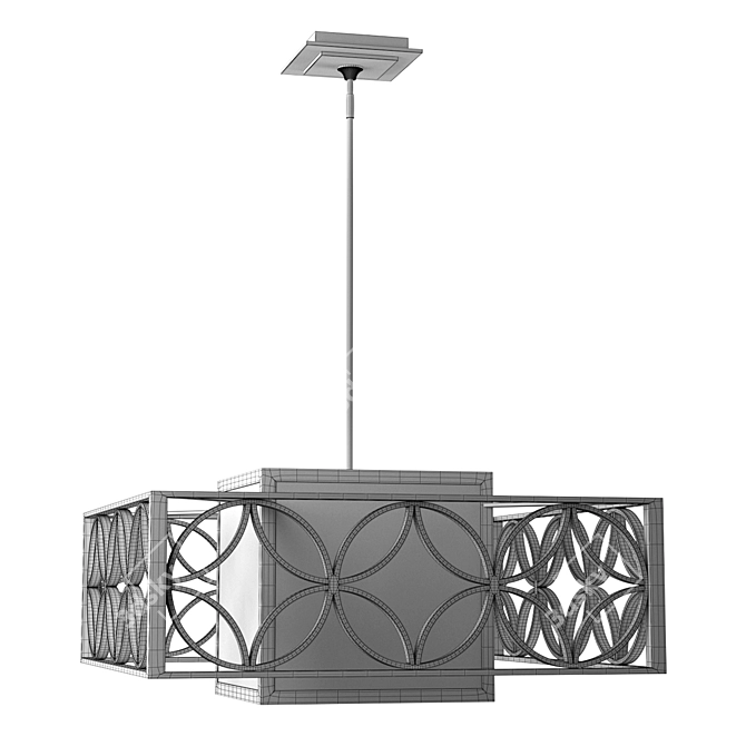 Feiss Pendant Light Fixture FE-REMY-P-B 3D model image 2