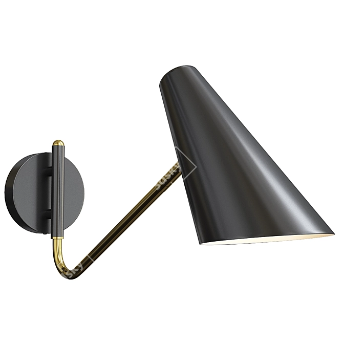 Sleek Modern Design Lamp 3D model image 1