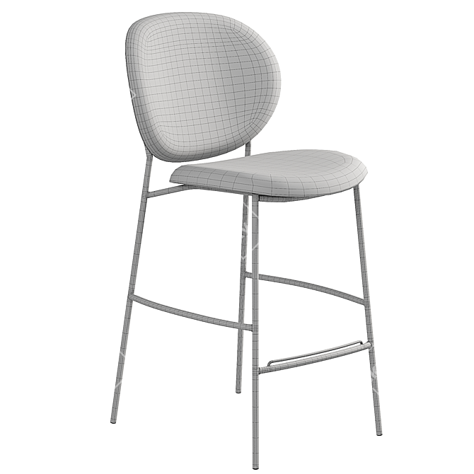 Contemporary Ines Chair by Calligaris 3D model image 6