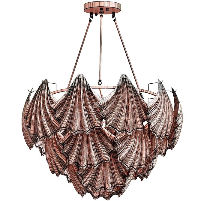 Elegant Stefani Design Lamps 3D model image 2