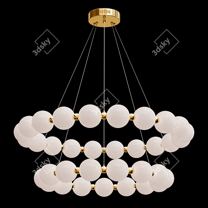 Elegant Lioba Chandelier Collection 3D model image 2