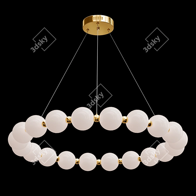 Elegant Lioba Chandelier Collection 3D model image 3