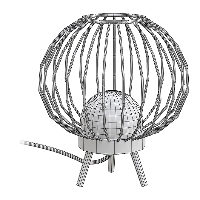 Modern LED Outdoor Lighting Fixture 3D model image 2