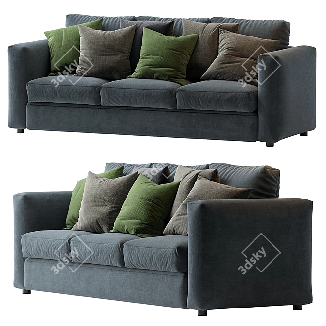 FINNALA by IKEA 3-Seat Sofa 3D model image 1