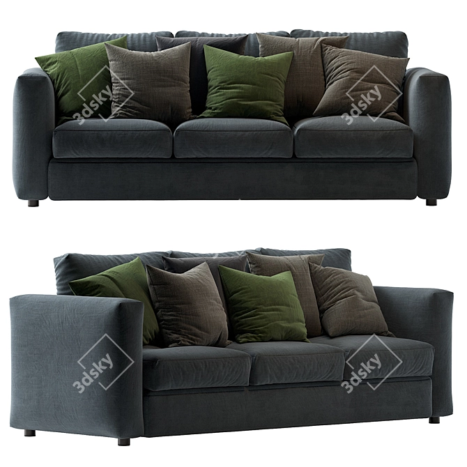 FINNALA by IKEA 3-Seat Sofa 3D model image 4