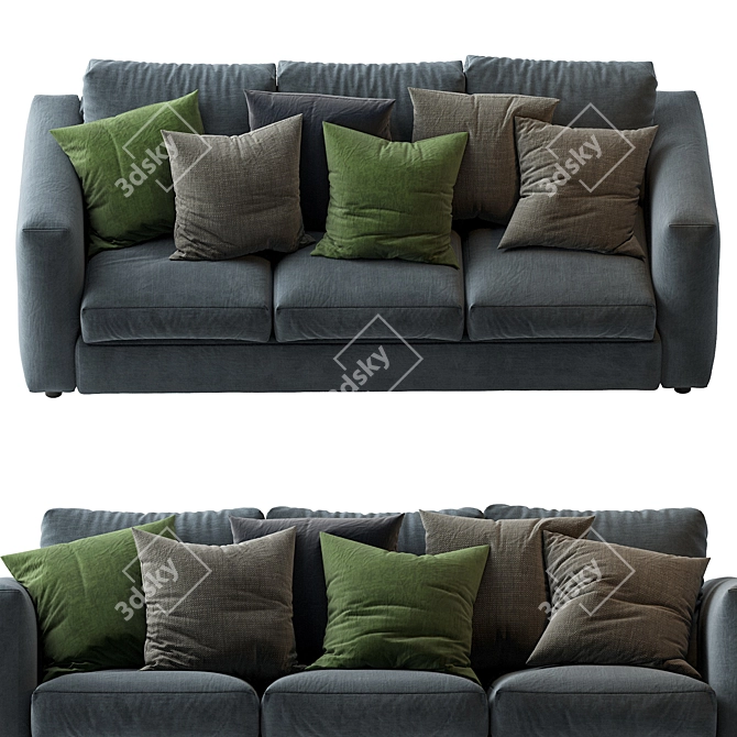 FINNALA by IKEA 3-Seat Sofa 3D model image 5