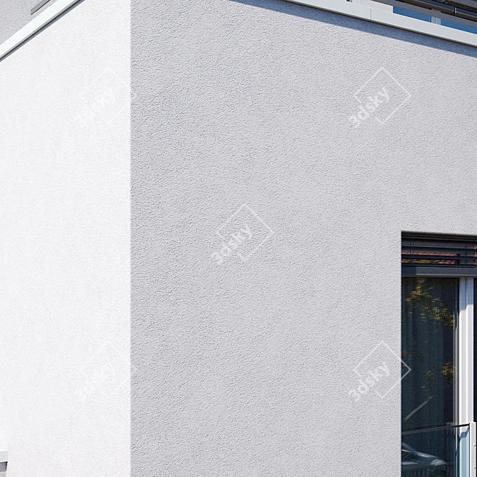 Exterior Stucco Texture 8K/800cm. 3D model image 2