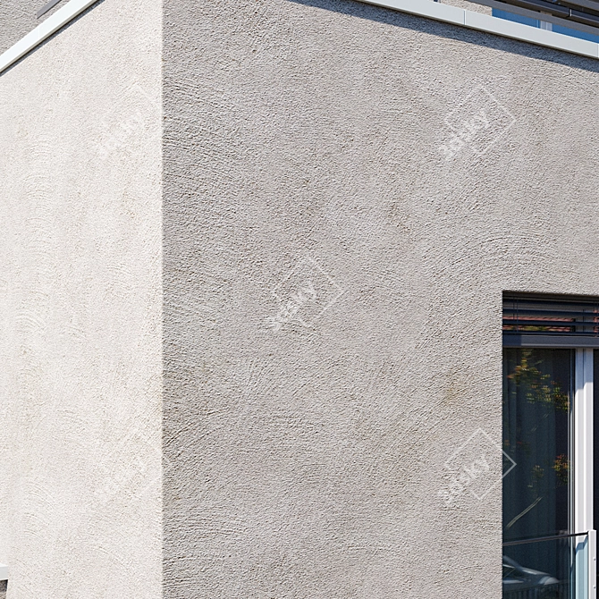 Exterior Stucco 8K Textures 3D model image 2
