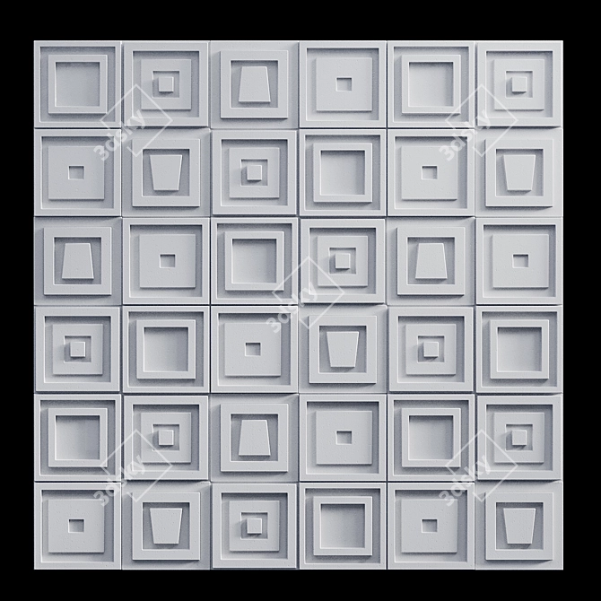 Modern 3D Wall Frames 2015 3D model image 3