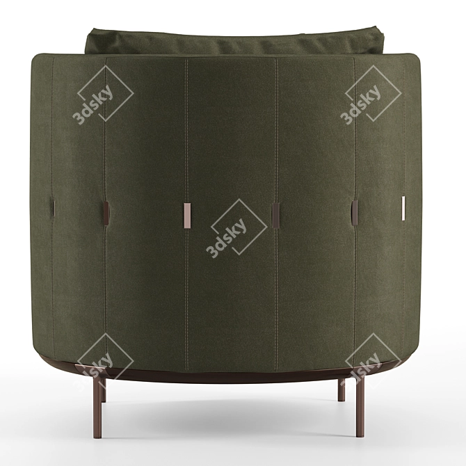 2017 Aster Armchair 3D Model 3D model image 4