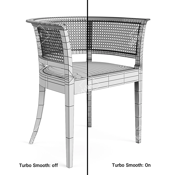 Carl Hansen Walnut Chair 73H 3D model image 2