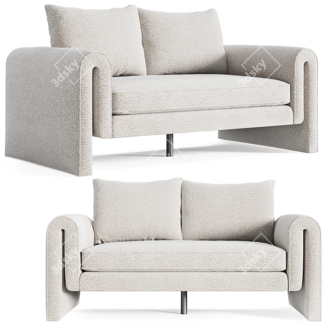 Mabelle Sofa by Urban Outfitters 3D model image 1