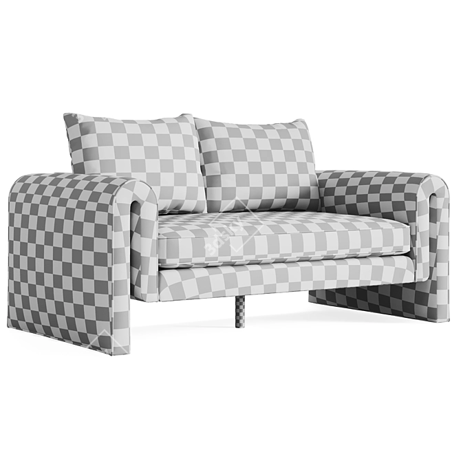 Mabelle Sofa by Urban Outfitters 3D model image 8