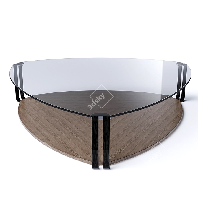 Modern Square Coffee Table MH1904A 3D model image 2