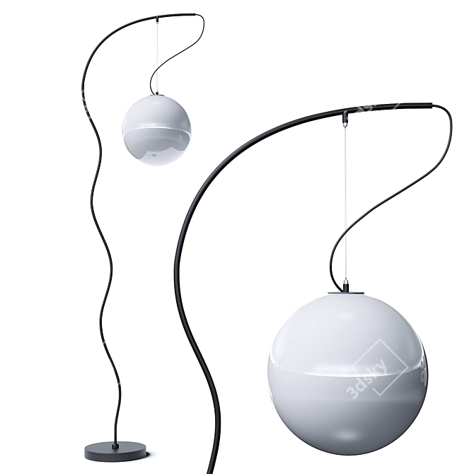 ST Luce Piegare Floor Lamp 3D model image 1