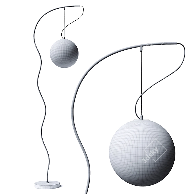 ST Luce Piegare Floor Lamp 3D model image 2