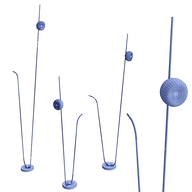 Pois Floor Lamp by Karman 3D model image 3