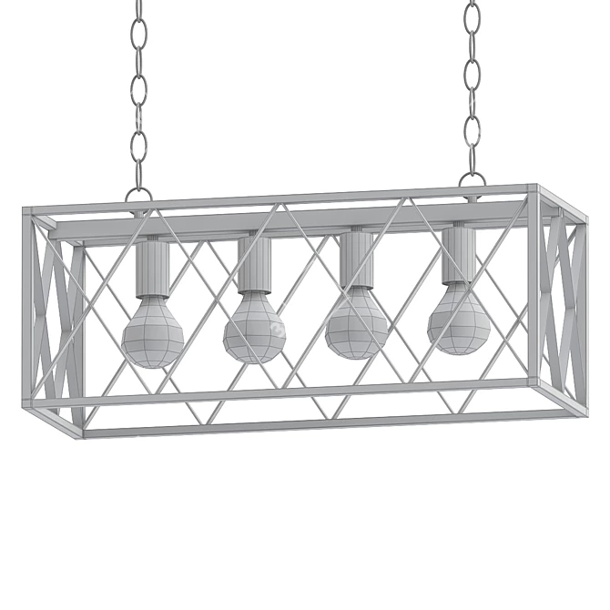 Grace Oaks Pendant Light Fixture 3D model image 2