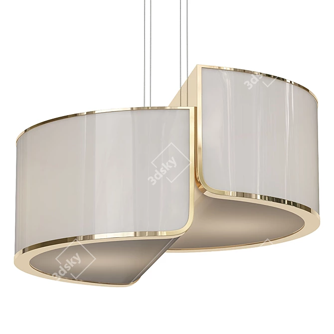 Heron Pendant Light Fixture 3D model image 1